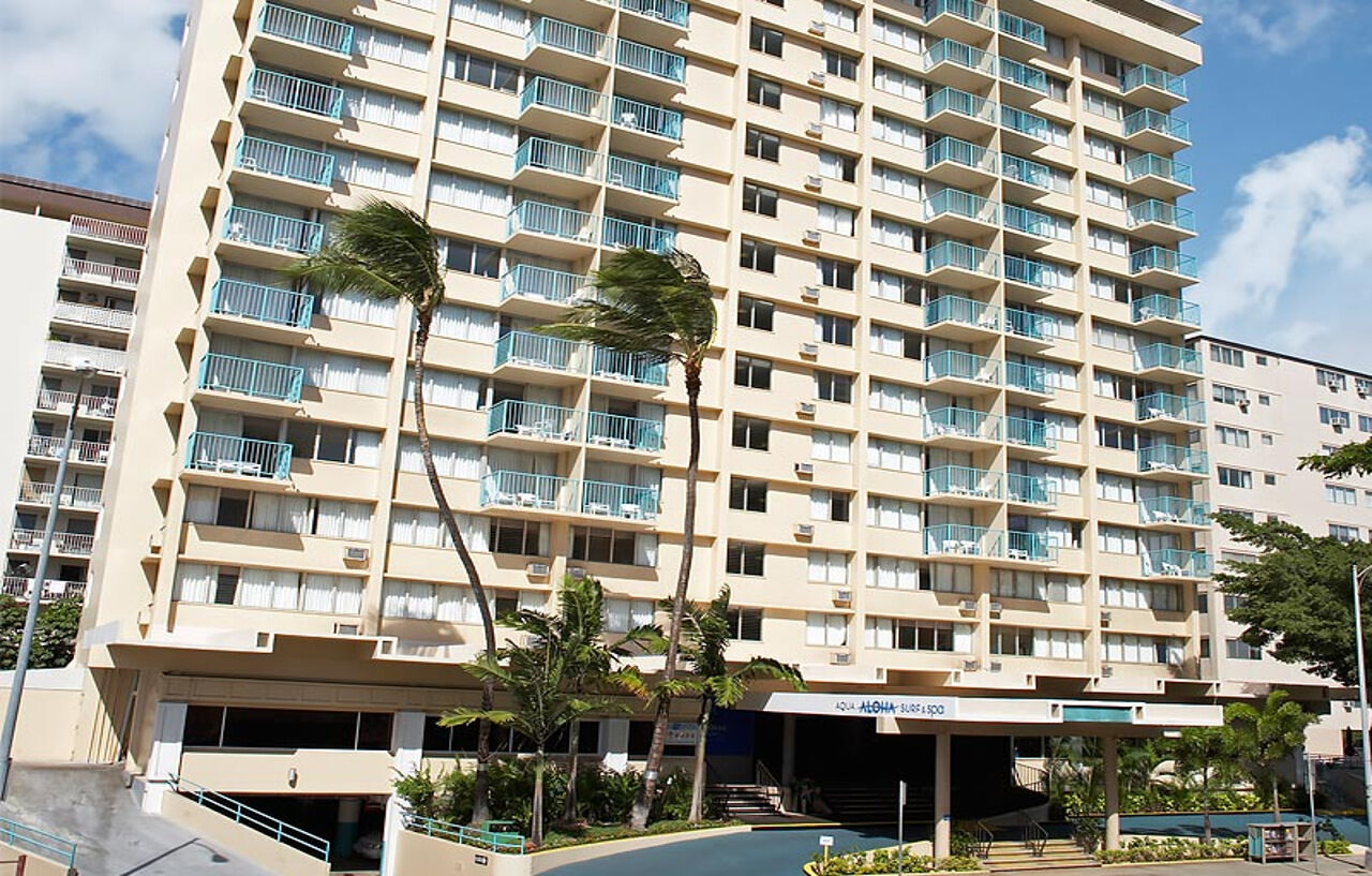 Aqua Aloha Surf Waikiki Aparthotel Exterior photo